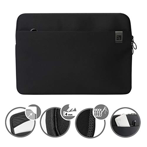 Tucano BFTMB15-BK, Top, Second Skin-Funda de Neopreno para MacBook Pro (38,1 cm/15") para Hombre, Monótono