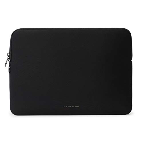 Tucano BFTMB15-BK, Top, Second Skin-Funda de Neopreno para MacBook Pro (38,1 cm/15") para Hombre, Monótono