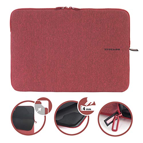 Tucano Mélange Second Skin 15.6" - Funda (Funda, 39,6 cm (15.6"), Rojo)