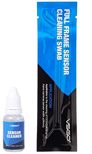 UES DSLR Digital Camera Full Frame (CCD/CMOS) Sensor Swab DDR-24 Kit (Box of 12 X 24mm Swab + 15ml Sensor Cleaner)