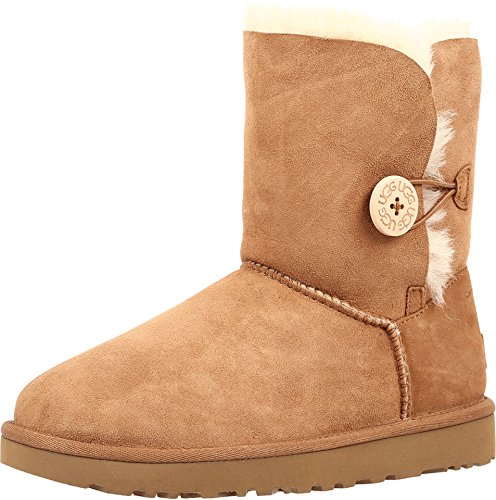 UGG Female Bailey Button II Classic Boot, Chestnut, 6 (UK)