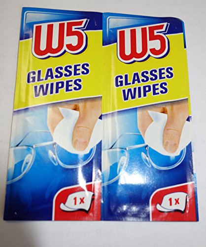 Un paquete con 54 toallitas limpiadoras de lentes / gafas