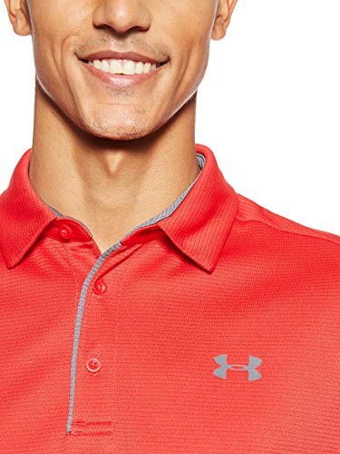 Under Armour Tech Polo, Hombre, Rojo, MD