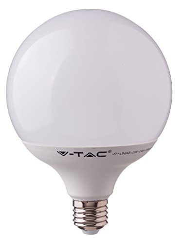 V-TAC Bombilla LED 17 W, Globo G120 Chip Samsung Pro Casquillo E27, 4000 K