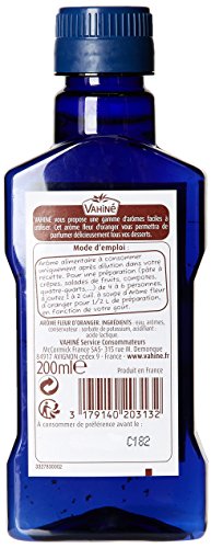 Vahine Jarab&Sirop Concntrd Agua.Azahar Vidrio 200