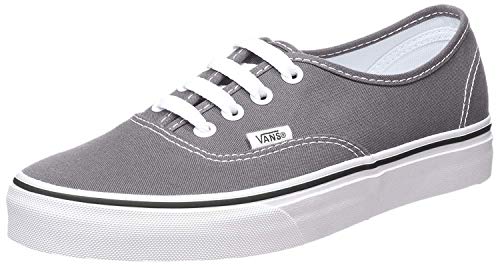 Vans Authentic, Zapatillas de Tela Unisex, Gris (Pewter/Black), 40.5 EU, Gris (Pewter/Black), 40.5 EU