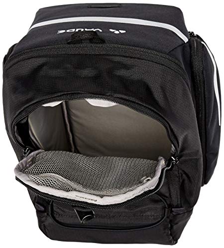 VAUDE Silkroad Plus Snap-it Alforja, Unisex Adulto, Negro, Talla Única