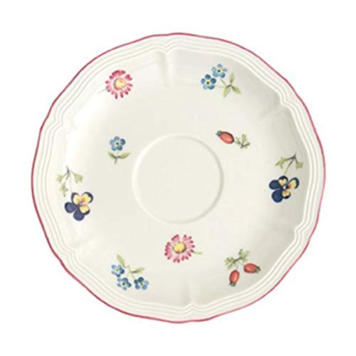 Villeroy & Boch Petit Fleur Paltillo de Té, 15 cm, Blanco (Flores)