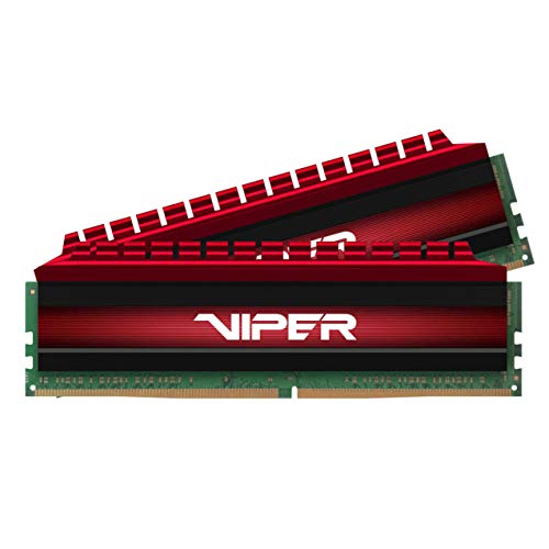 Viper 4 PV416G320C6K DDR4 3200MHz C16 Módulo de Memoria XMP 2.0 Alto Rendimiento Rojo 16 GB (2x8GB)