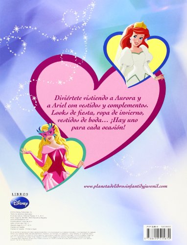 Viste a las princesas. Aurora y Ariel: Libro de recortables (Disney. Princesas)