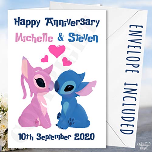 Wedding Cards - Tarjeta de felicitación de aniversario de ángel