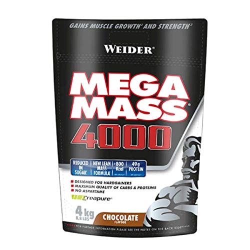 Weider Mega Mass 4000 - 4 Kg Strawberry