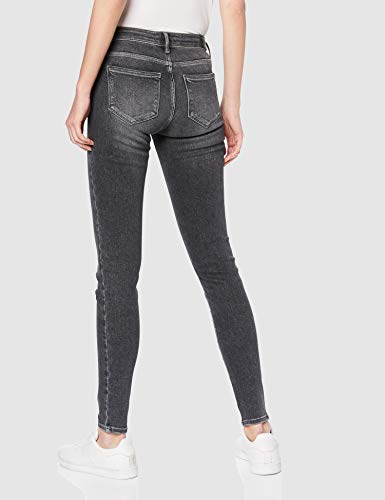 Wrangler Skinny Jeans Vaqueros, Black Pepper 22S, 24W / 32L para Mujer