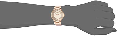 XOXO Women's Stainless Steel Analog-Quartz Watch with Leather-Synthetic Strap, Pink, 21 (Model: XO3466)