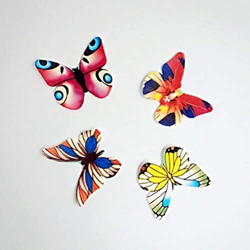 YeahiBaby 120PCS Wafer Paper Butterflies Mariposa Comestible Cake y Primeros de la Magdalena decoración de la Torta Color clasificado