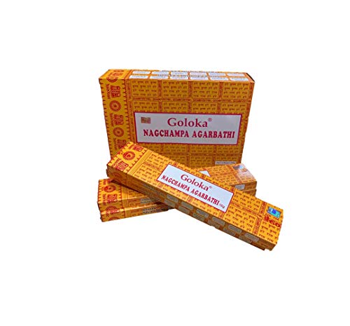 YesMandala Incienso Goloka - Nag Champa - 4 Cajas x 15g -