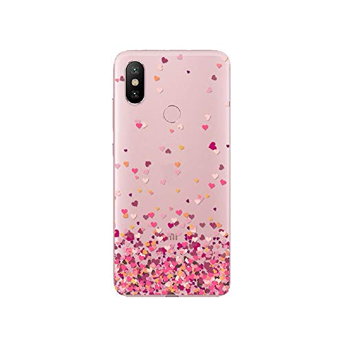 Young & Ming Xiaomi Mi A2 Funda, [3 Pack] Xiaomi Mi 6X Funda Carcasa Transparente Slilicona Suave TPU Gel Enjaca, Color 1