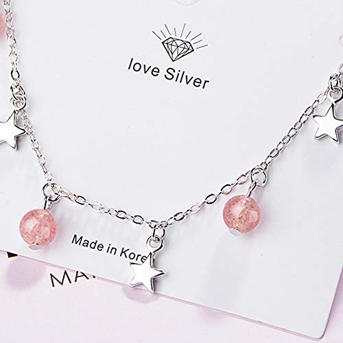 ZUOLUO Pulseras Plata Mujer Pulseras de Plata Mujer Pulseras para Las niñas Pulsera de Amor Brazalete Personalizado Pulsera, Pulseras Mujer