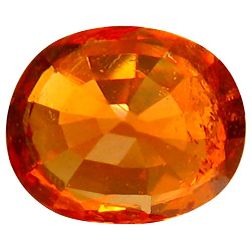 1.25 ct Corte ovalado (6 x 5 mm) Namibia Fanta Color Naranja Mandarina Granate Spessartine Piedra preciosa suelta natural