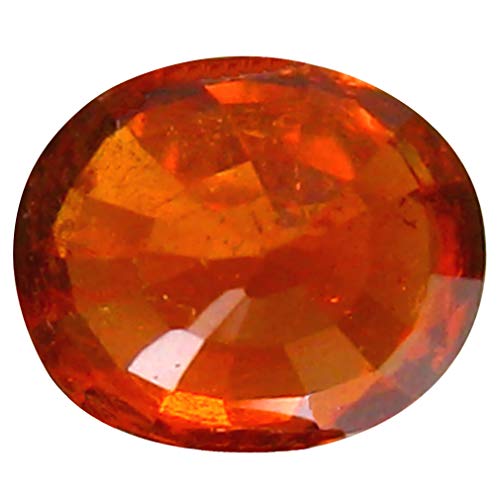 1.27 ct Corte ovalado (6 x 5 mm) Namibia Fanta Color Naranja Mandarina Granate Spessartine Piedra preciosa suelta natural