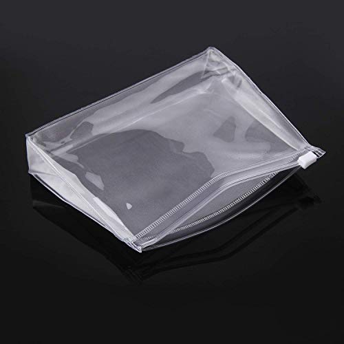 15 bolsas de plástico transparente de PVC pequeño organizador de cosméticos con cierre de cremallera para vacaciones, viajes, baño y organización bolsa de maquillaje impermeable