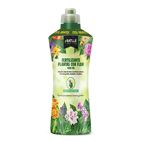 Abonos - Fertilizante Plantas con Flor Botella 1250ml - Batlle