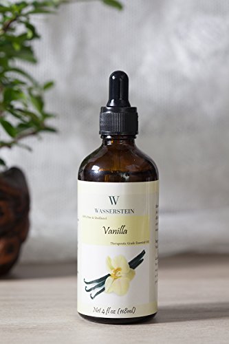 Aceite esencial para aromaterapia 100% puro de Wasserstein (4Oz/118ml, vainilla)