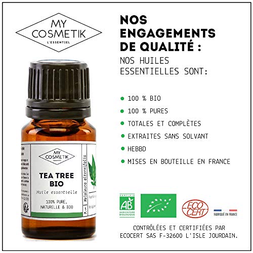 Aceite esencial Tea Tree orgánico (árbol de té) - MyCosmetik - 5 ml