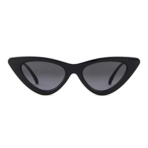 ADEWU Gafas de sol ojo de gato gafas de protección para niñas mujeres, estilo vintage Gafas de sol retro de Kurt Cobain