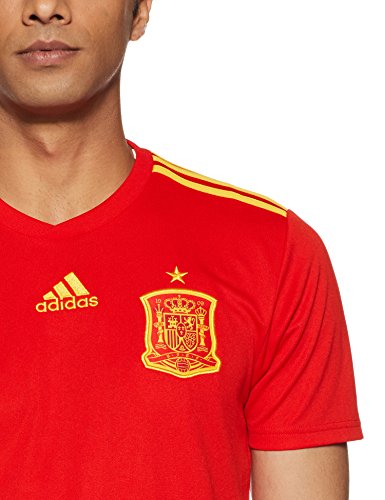 adidas Camiseta de la Selección Española de Fútbol para el Mundial 2018, Oficial, Hombre, 1ª Equipación, Talla L