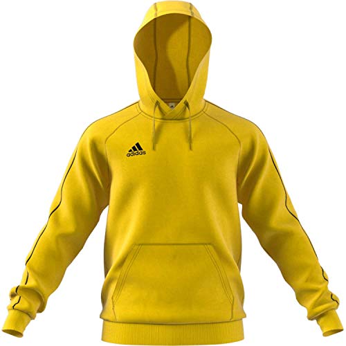 adidas Core 18 Hoody Sudadera con Capucha, Hombre, Yellow/Black, XL