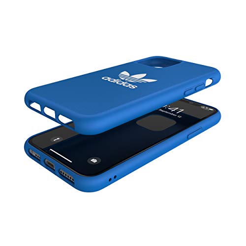 adidas Custodia Originals Compatibile con iPhone 11 Pro, Cover Protettiva per Telefono in TPU con Stampa - BLU