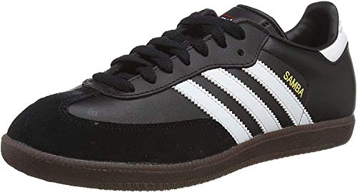 adidas Originals Samba Leather, Zapatillas de Fútbol para Hombre, Negro/Blanco, 40 EU