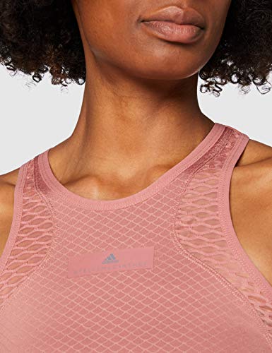 adidas Stella Mccartney Barricade - Camiseta de Tirantes para Mujer, Color Nude, Plata, Talla L