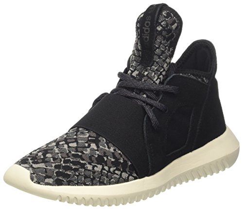 adidas Tubular Defiant W, Zapatillas para Mujer, Negro (Cblack/cblack/cwhite), 38 2/3 EU