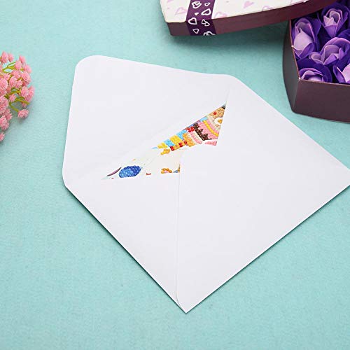 Akaddy 6pcs tarjetas de felicitación de dibujos animados DIY pintura diamante cumpleaños tarjetas postales Craft