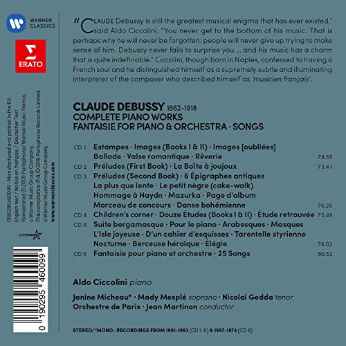 Alessandra Marc, Deborah Voigt, Juliane Banse - Debussy: Complete Piano Works (Box) (8 CD)