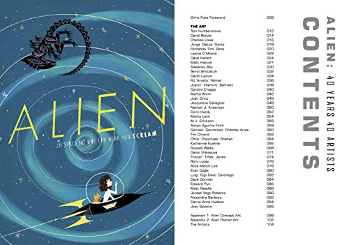 ALIEN 40 YEARS 40 ARTISTS HC