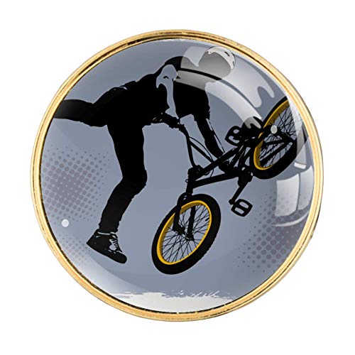 Ambientador Difusor Bicicleta de montaña Coche Aromatherapy Difusor de Aceite Esencial Locket de metal con Vent Clip Almohadillas de Fieltro 2 Piezas 34x46.5mm