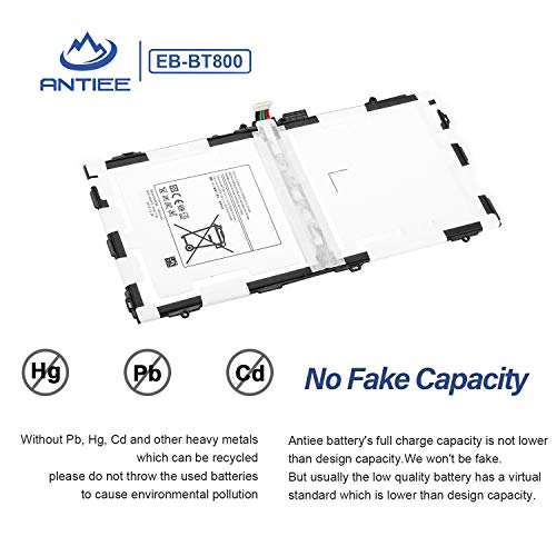 ANTIEE 7900mAh EB-BT800FBU EB-BT800FBC EB-BT800FBE EB-BT800FBB EB-BT800FBJ EB-BT800FBK Tablet Batería para Samsung Galaxy Tab S 10.5 SM-T800 T801 T805C SM-T805 T807 SM-T801 SM-T800 T807A