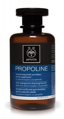 APIVITA propoline Tonic Champú for thinning Hair for MEN 8.5 fl. Oz. 250 ml by APIVITA (English manual)