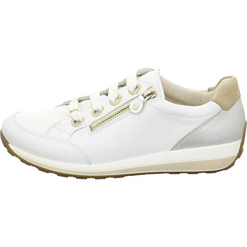 ara Osaka, Zapatillas para Mujer, Blanco (Weiss, Weissgold/Camel 79), 38.5 EU