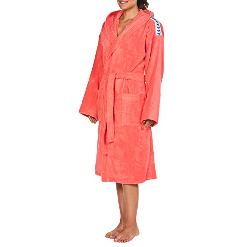 Arena Core Albornoz Unisex Soft Robe, Adultos, Pale-Rose White, XXL