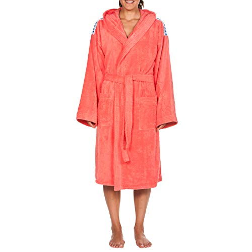 Arena Core Albornoz Unisex Soft Robe, Adultos, Pale-Rose White, XXL