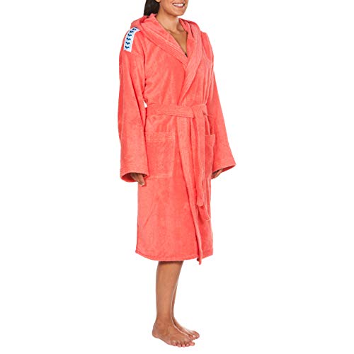 Arena Core Albornoz Unisex Soft Robe, Adultos, Pale-Rose White, XXL