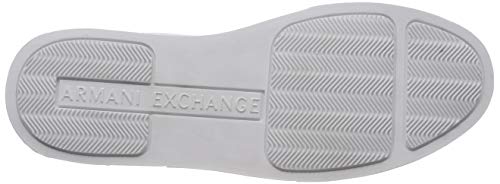 Armani Exchange Cow Leather Lace Up Sneaker, Zapatillas para Mujer, Blanco (White + White A222), 41 EU