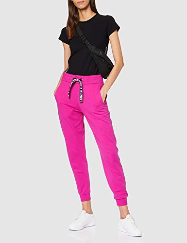 Armani Exchange Track Pant Pantalones, Rosa (Fuchsia Agate 1474), 46 (Talla del Fabricante: X-Large) para Mujer