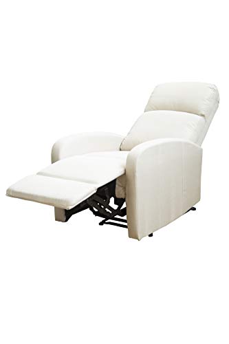 Astan Hogar Confort Plus Sillón Relax, Tela, Crema, Compacto