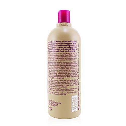 Aveda Cherry Almond Hand & Body Wash gel de ducha, 1000 ml