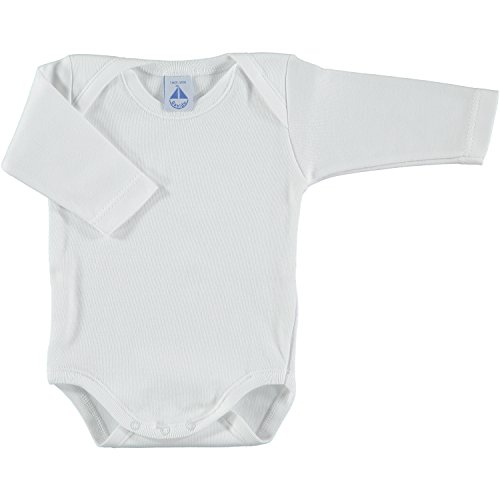 BABIDU Body C. Americano, Blanco, 18 Meses Bebe-Unisex